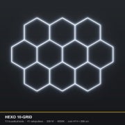 Hexagon HEXO 10-GRID LED-valosarja