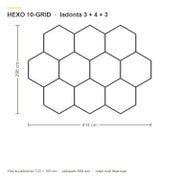 Hexagon HEXO 10-GRID LED-valosarja