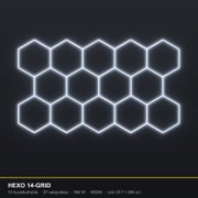 Hexagon HEXO 14-GRID LED-valosarja