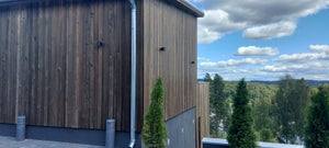 Ulkovalaistus tehty yksinkertaisilla, tyylikkäillä LED ylösalasvalaisimilla.