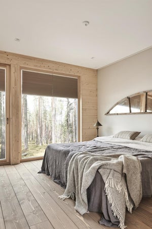 Makuuhuoneen valaistus LED-alasvalo KAIDA, 10W. Asuntomessut 2023 Loviisa Finnlog WisdomHouse
