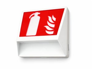 Opastevalaisin GO FIRE  200lm IP40, sein&auml;malli