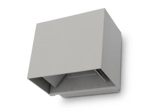 Sein&auml;valaisin MODIFI 10W, yl&ouml;salas, 900lm, 120x97x100mm, hopeanharmaa