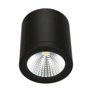 LED-valaisin SYLINTERI, 10W, 890lm, &Oslash;90*100mm, 60&deg;, IP54, musta
