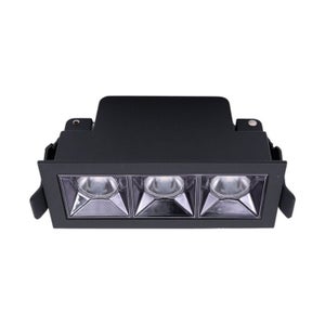 LED-alasvalo LINA 9W 600lm 105*45*51mm, musta