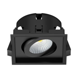 LED-alasvalo KAIDA 10W 95*95*53mm CRI97, musta