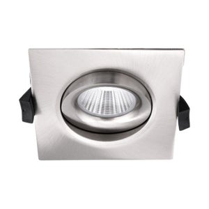 LED-alasvalo NELI&Ouml; 8W 97*97*45mm, harjattu ter&auml;s