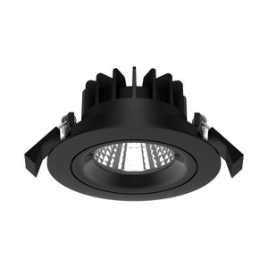 LED-alasvalo KOKOA 10W &Oslash;95*49mm, musta