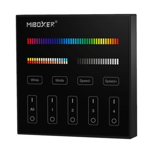 Langaton sein&auml;s&auml;&auml;din MIBO RGB+CCT, musta