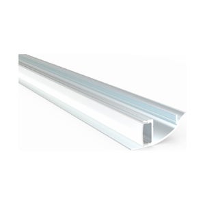 SIVU profiili kannella LED-nauhalle, 2000mm, hopea