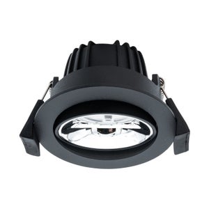Alasvalo TUIKE 6W, &Oslash;75*47mm, musta