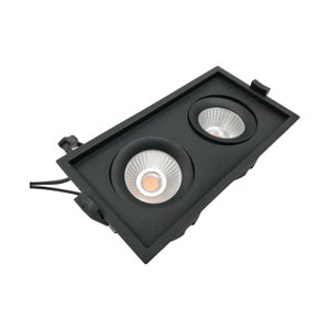 DALI LED-alasvalo KAIDA2 20W 175*95*53mm CRI97, musta