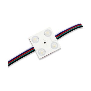 RGBW LED-Moduuli 12V, 1.44W, 39*39*6mm, IP67