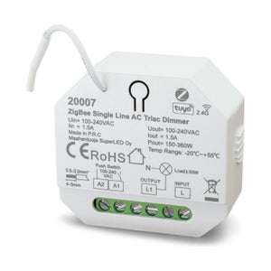 NOVA Zigbee painonappihimmennin + langaton vastaanotin
