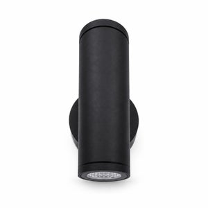 Sein&auml;valaisin SYKLO 10W, yl&ouml;salas, 890lm, 170x60x105mm, musta