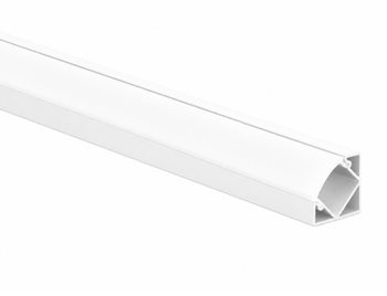 KULMA LED-profiili 2m suoralla kannella, valkoinen