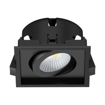 LED-alasvalo KAIDA 10W 95*95*53mm CRI97, musta