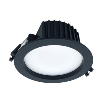 LED-alasvalo IISI-A, 8W, 730-820lm, &Oslash;106*47mm, musta