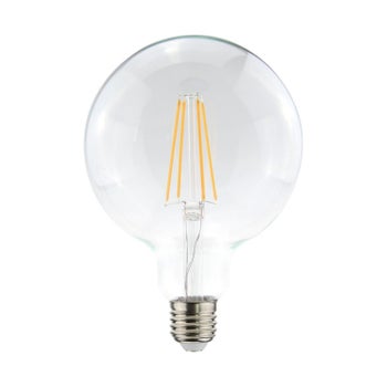 LED-E27 filamenttilamppu Airam G125, 470lm, himmennett&auml;v&auml;