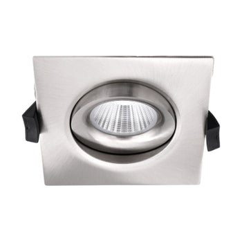 LED-alasvalo NELI&Ouml; 8W 97*97*45mm, harjattu ter&auml;s
