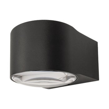 Sein&auml;valaisin KAARIA 8W alas tai yl&ouml;s 890lm 130x113x95mm, musta
