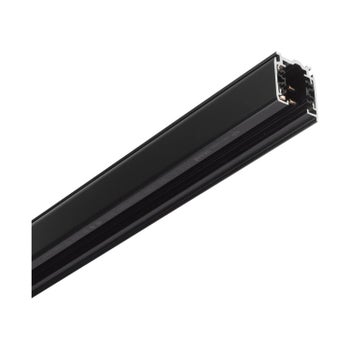 3-vaihe virtakisko GLOBAL Trac Pro 230V, musta, 1m