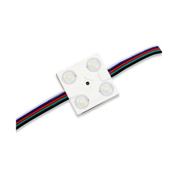 RGBW LED-Moduuli 12V, 1.44W, 39*39*6mm, IP67