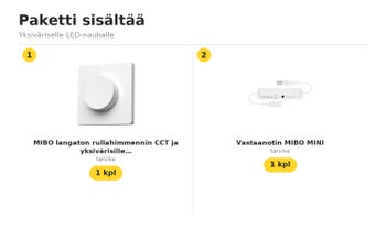 Himmennyssetti MIBO LED-nauhoille
