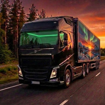 Kuorma-auton RGB-valaistuspaketti 24V, langaton MIBO-ohjaus