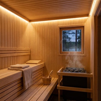 Saunan LED-nauhapaketti, hopea profiili