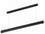 DUAL LINE UGR19 riippuvalaisin 36W 1200mm, musta