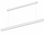 DUAL LINE UGR19 riippuvalaisin 36W 1200mm, valkoinen