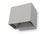 Sein&auml;valaisin MODIFI 10W, yl&ouml;salas, 900lm, 120x97x100mm, hopeanharmaa