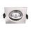 LED-alasvalo NELI&Ouml; 8W 97*97*45mm, harjattu ter&auml;s