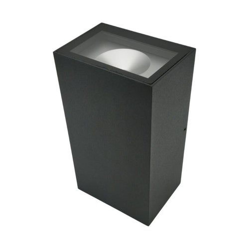 Sein&auml;valaisin TIILI, 16W, 1600lm, 165x95x67mm, musta