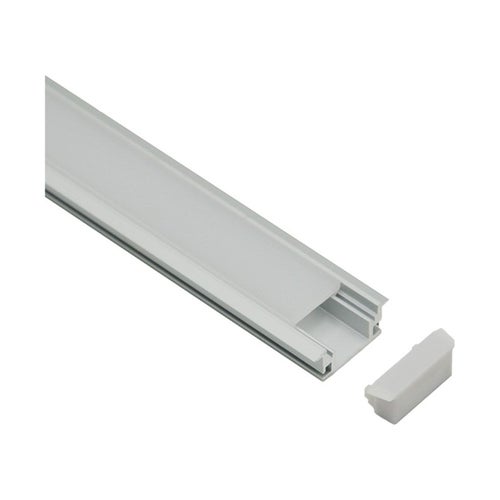 LATTIA UPPO LED-profiili kannella LED-nauhalle, 2000mm
