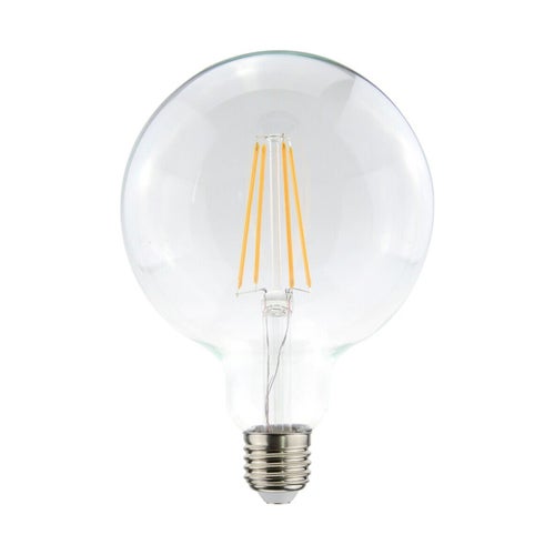 LED-E27 filamenttilamppu Airam G125, 470lm, himmennett&auml;v&auml;