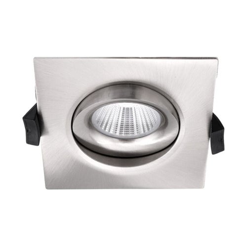 LED-alasvalo NELI&Ouml; 8W 97*97*45mm, harjattu ter&auml;s