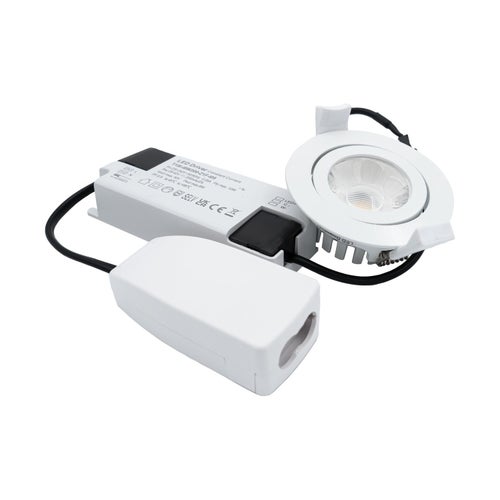 Zigbee Alasvalo SUNNA 8W &Oslash;80 2700K-6500K, valkoinen