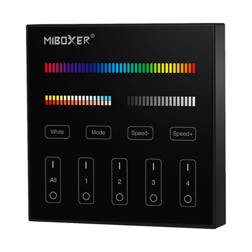 Langaton sein&auml;s&auml;&auml;din MIBO RGB+CCT, musta