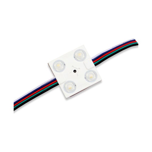 RGBW LED-Moduuli 12V, 1.44W, 39*39*6mm, IP67