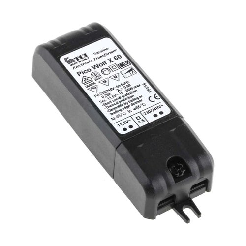 Himmennett&auml;v&auml; elektroninen muuntaja, 10-60W