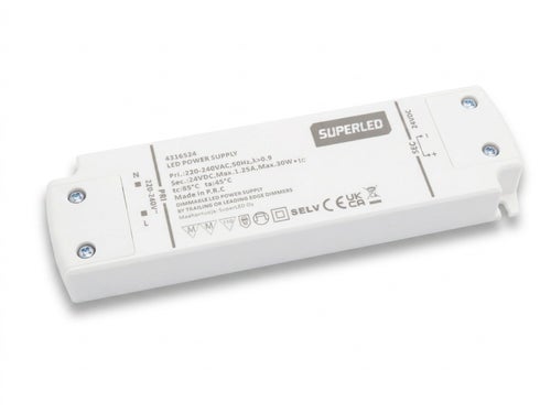 Triac LED-muuntaja NAPA 30W 12V/24V