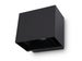 Sein&auml;valaisin MODIFI 10W, yl&ouml;salas, 900lm, 120x97x100mm, musta
