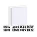 Numerovalaisin NEKO 10W 250x65mm IP65, valkoinen